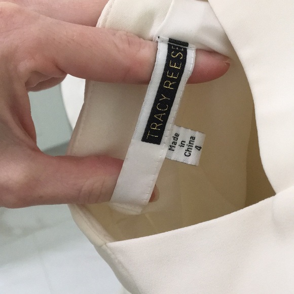 Tracy Reese white caped dress - Picture 4 of 5